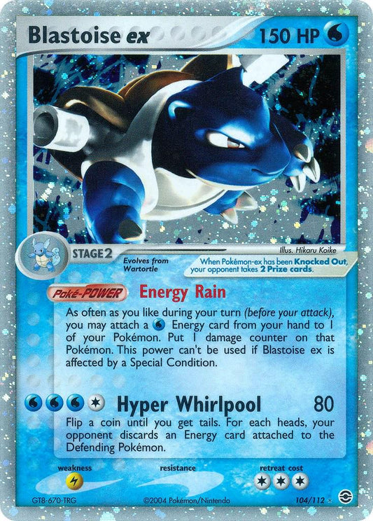 Blastoise EX - 104/112 - (Very Lightly Played)
