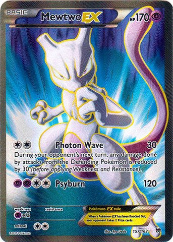 Mewtwo EX - 157/162 - (Very Lightly Played)