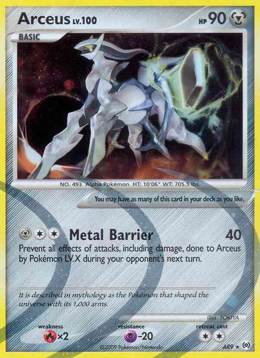 Arceus - AR9 - Holo Rare