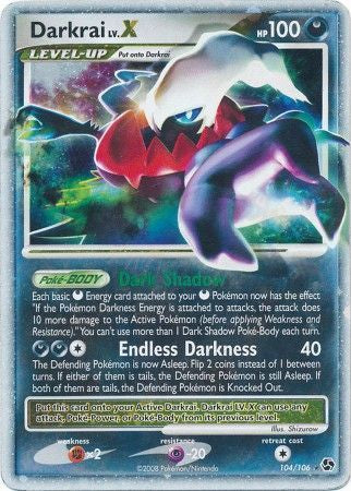Darkrai LV.X - 104/106 - Holo Rare