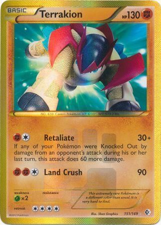 Terrakion - 151/149 - Holo Rare