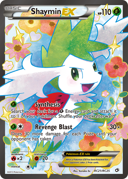 Shaymin EX - RC21/RC25 - Ultra Rare