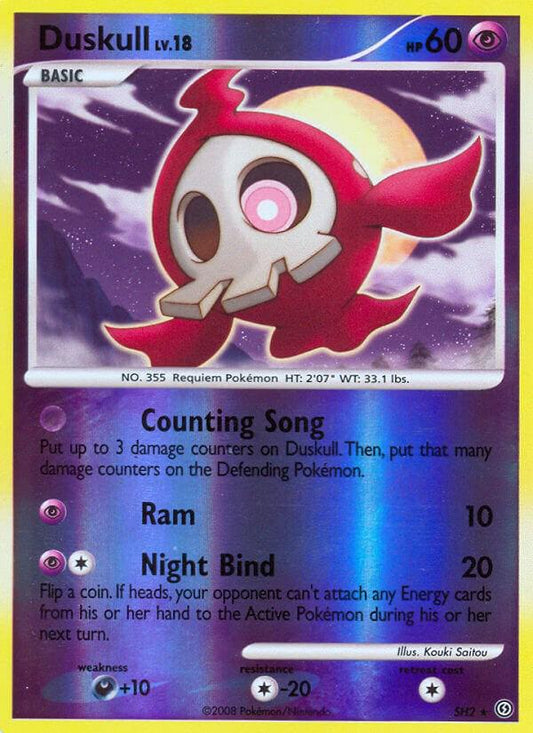 Duskull LV.18 - SH2 - Reverse Holo - (Lightly Played)
