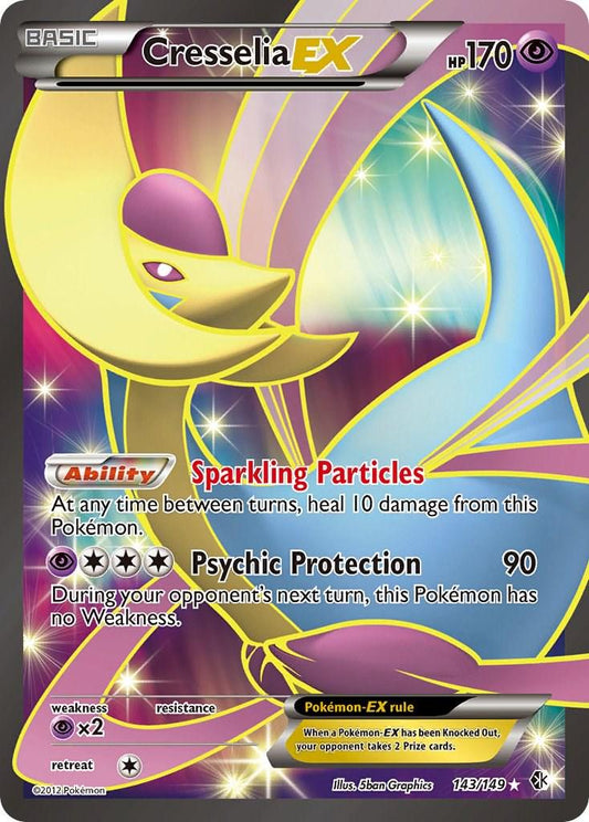 Cresselia EX - 143/149 - Ultra Rare (Very Lightly Played)