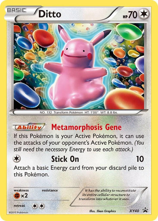 Ditto - XY40 - Holo Rare (Lightly Played)