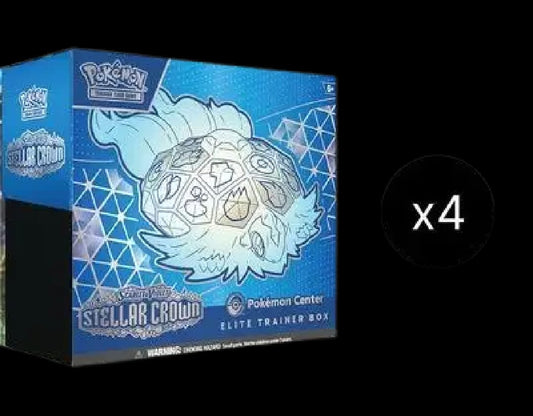 Stellar Crown Pokemon Center Elite Trainer Box (Sealed Case of 4)