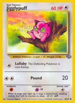 Jigglypuff - 54/64 - Common - Unlimited Edition - (VLP)