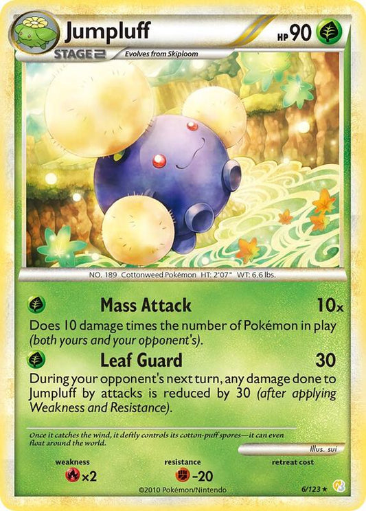 Jumpluff 6/123 - Holo Rare - Holo