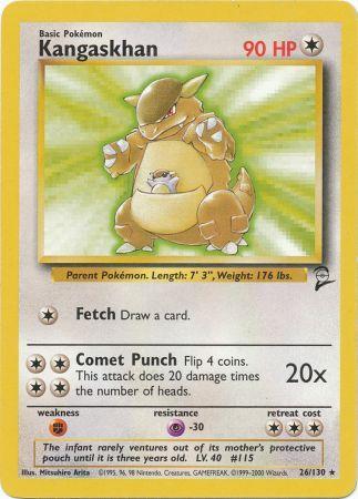Kangaskhan - 026/130 - Rare - Unlimited Edition - (MP)