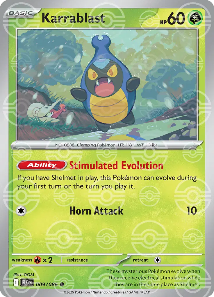 Karrablast (Poke Ball Pattern) - 009/086 - Common