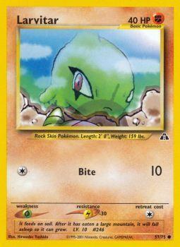 Larvitar - 57/75 - Common - Unlimited Edition - (VLP)
