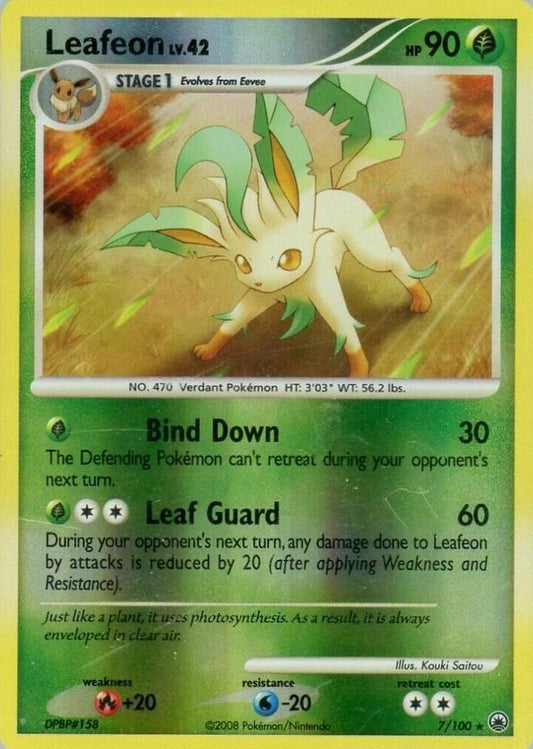 Leafeon - 7/100 - Reverse Holo - (LP)