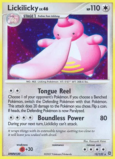 Lickilicky (Holo Bleed) - 12/132 - Holo Rare