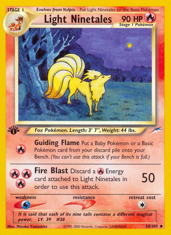 Light Ninetales - 50/105 - Uncommon