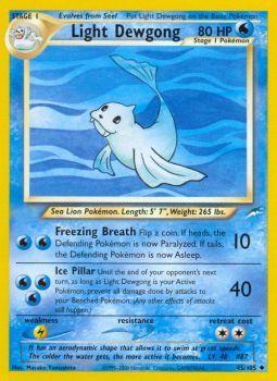 Light Dewgong - 045/105 - Uncommon - Unlimited Edition - (VLP)
