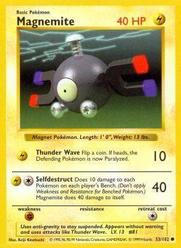 Magnemite - 053/102 - Common - Shadowless - (MP)