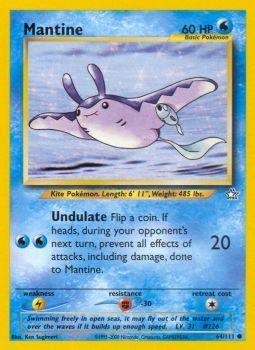 Mantine - 064/111 - Common - Unlimited Edition - (NM)