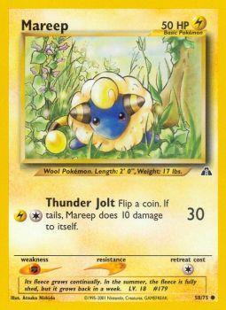 Mareep - 58/75 - Common - Unlimited Edition - (LP)