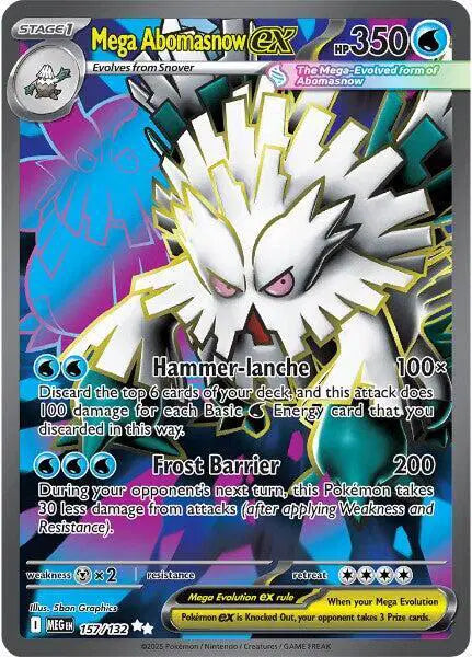 Mega Abomasnow ex - 157/132 - Ultra Rare