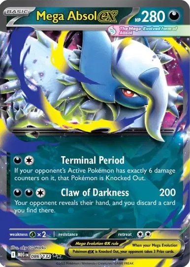 Mega Absol ex - 086/132 - Double Rare