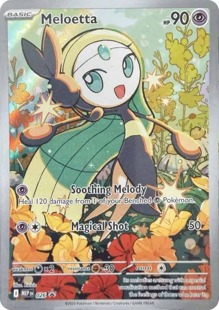 Meloetta - MEP026 - Illustration Rare - Promo