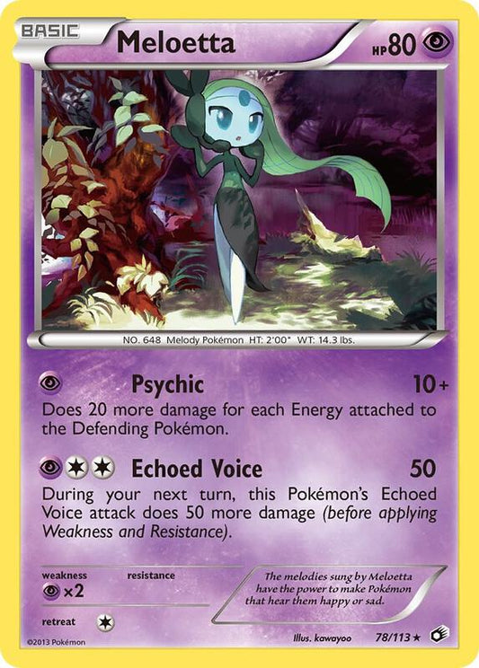 Meloetta 70/113 - Holo Rare - Holo