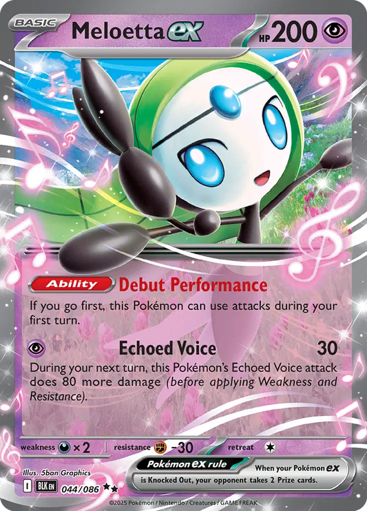 Meloetta ex - 044/086 - Double Rare