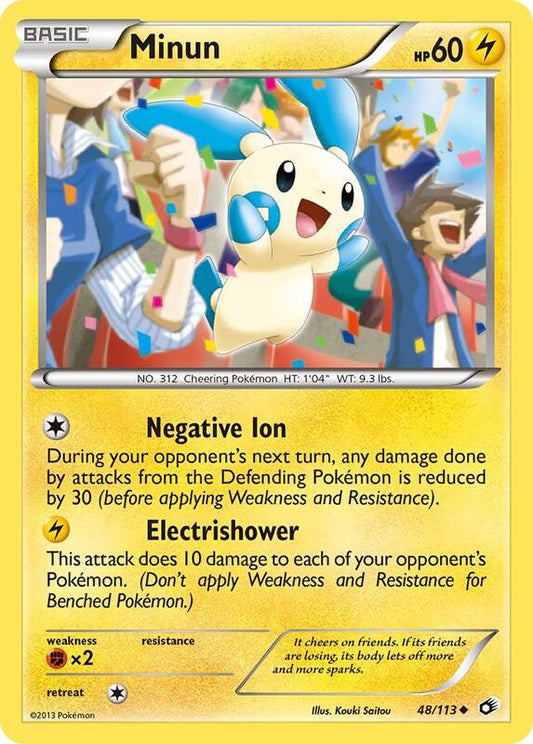 Minun 48/113 - Uncommon - Reverse Holo