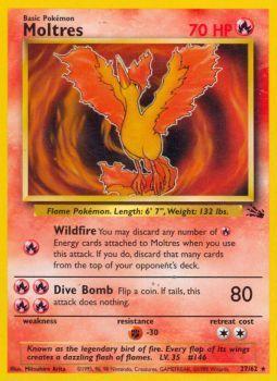 Moltres - 27/62 - Rare - Unlimited Edition - (LP)