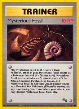 Mysterious Fossil - 62/62 - Common - Unlimited Edition - (NM)