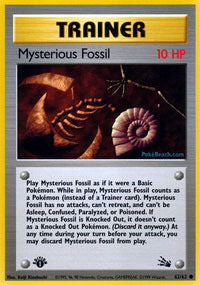 Mysterious Fossil - 62/62 - Common - 1st Edition - (VLP)