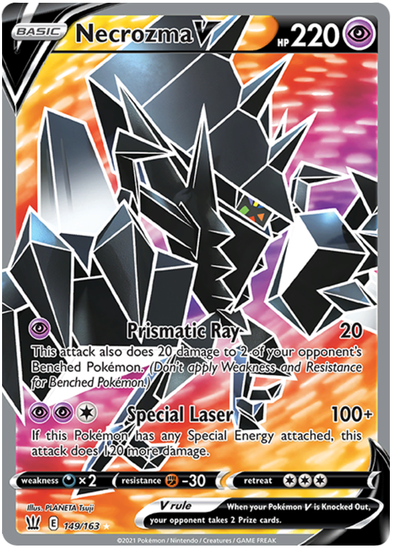 Necrozma V - 149/163 - Full Art Ultra Rare