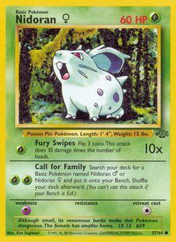 Nidoran F - 57/64 - Common - Unlimited Edition - (MP)