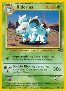 Nidorina - 40/64 - Uncommon - Unlimited Edition - (VLP)