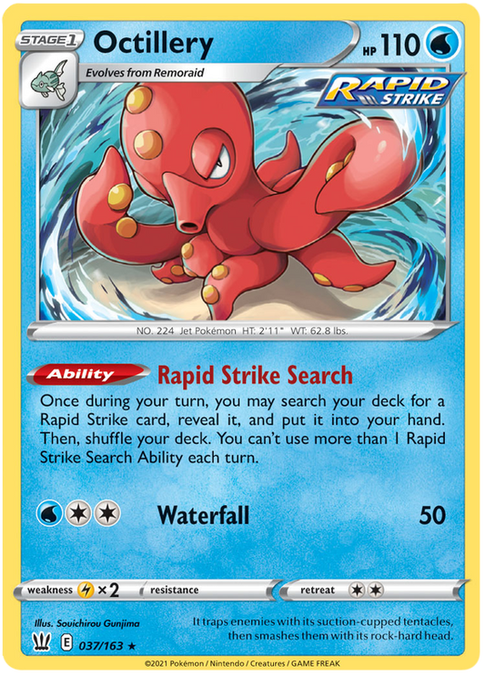 Octillery - 037/163 - Holo Rare