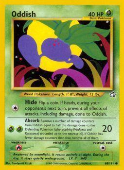 Oddish - 068/111 - Common - Unlimited Edition - (VLP)