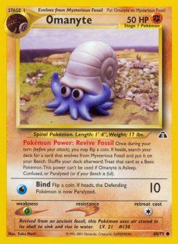 Omanyte - 60/75 - Common - Unlimited Edition - (NM)