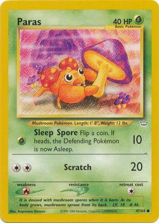 Paras - 47/64 - Common - Unlimited Edition - (NM)