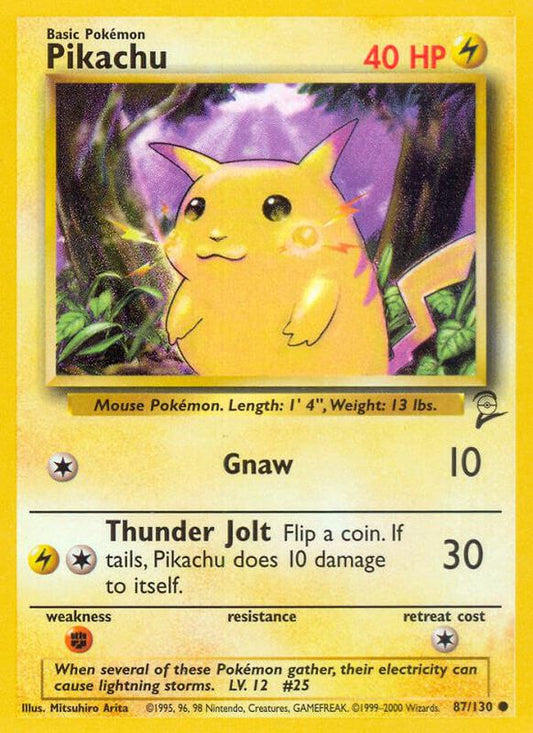 Pikachu - 87/130 - Common - (NM)