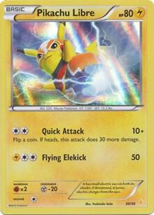 Pikachu Libre - 30/30 - Holo - (HP)