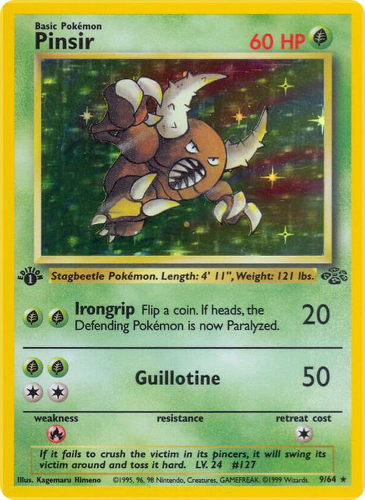 Pinsir - 9/102 - Holo Rare - (HP)