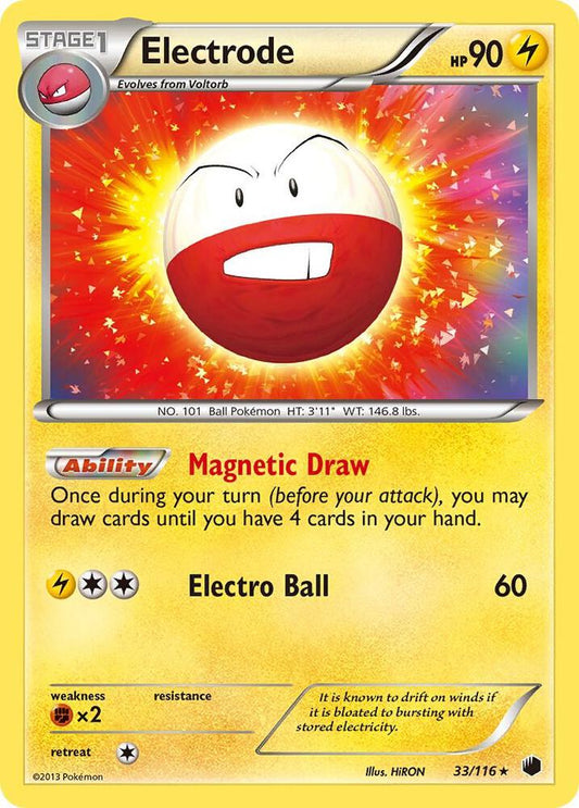 Electrode 33/116 - Holo Rare - Damaged