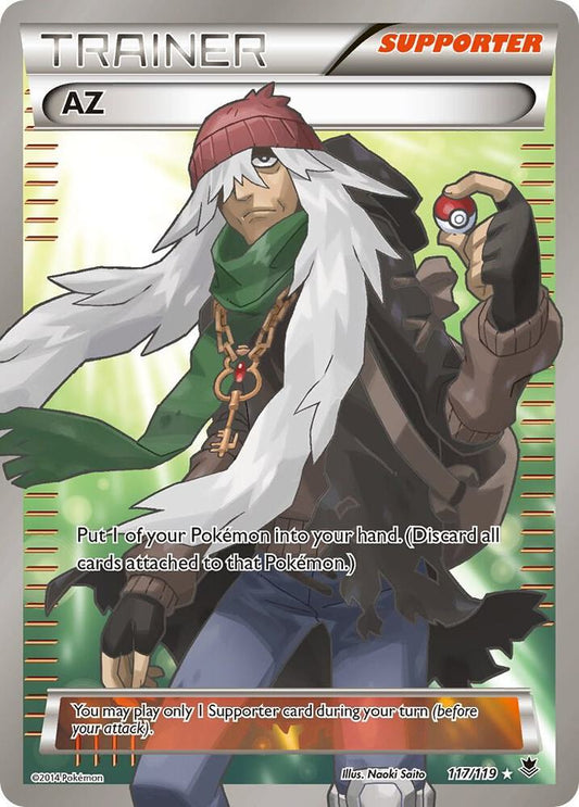 AZ (Full Art) 117/119 - Holo Rare - Very Lightly Played