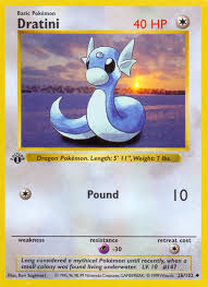 Dratini 26/102 - Shadowless - Damaged