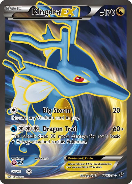 Kingdra EX (Full Art) - 122/124 - Holo Rare - (LP)