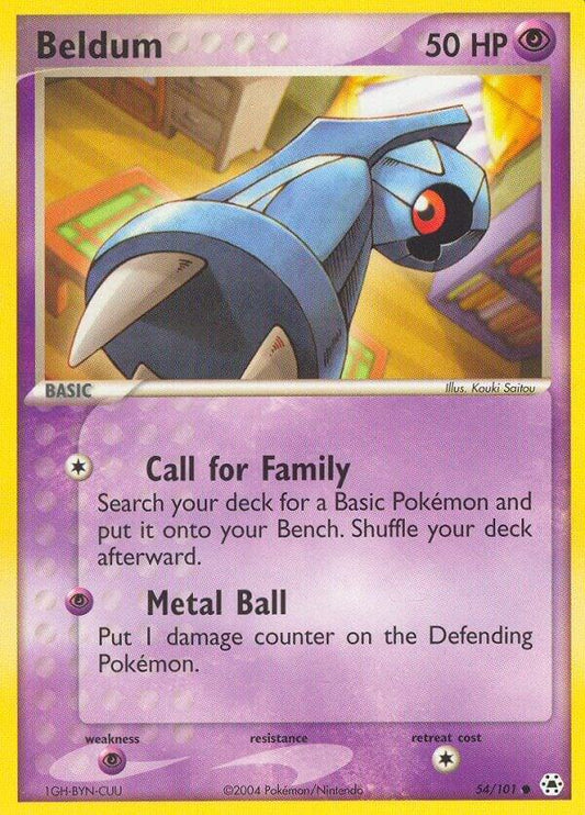 Beldum 54/101 - Holo Rare - Near Mint