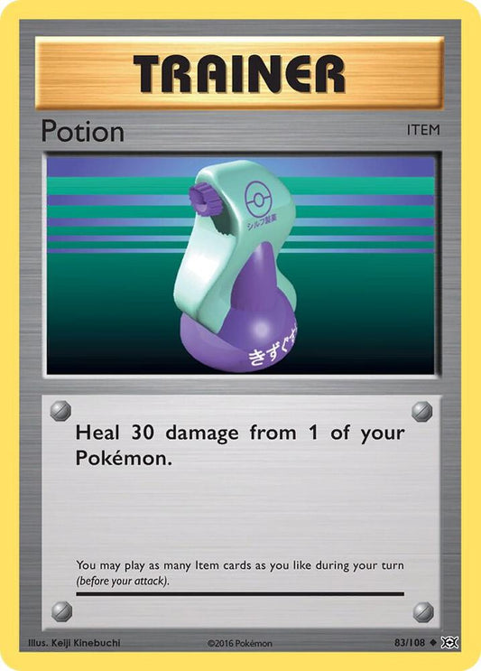 Potion 83/108 - Reverse Holo - Moderately PLayed