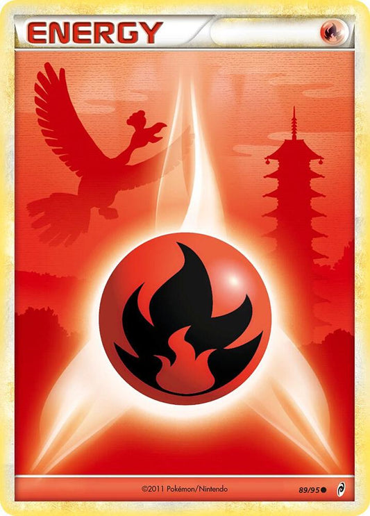 Fire Energy 89/95 - Holo Rare - Lightly Played