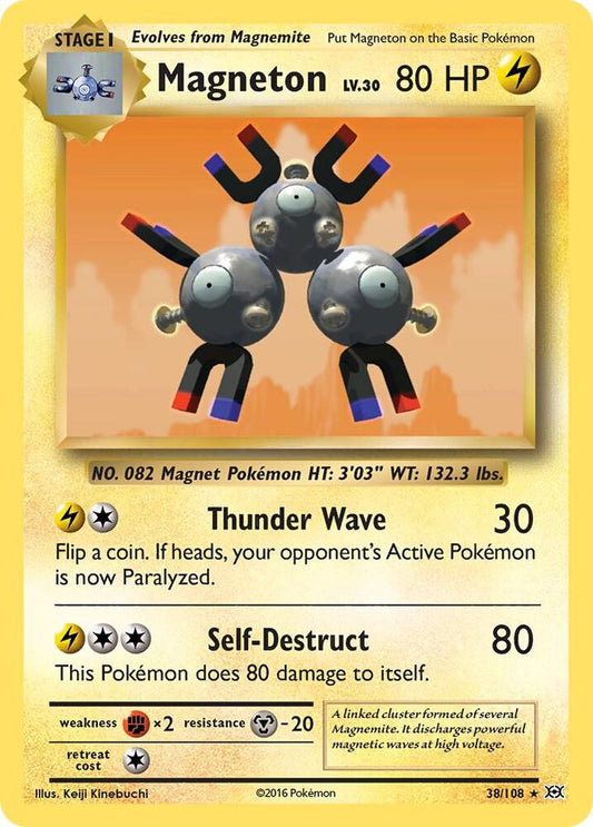 Magneton 38/108 - Reverse Holo - Moderately Played