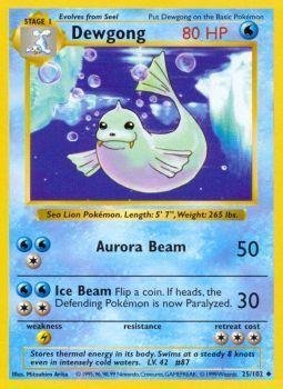 Dewgong 25/102 - Heavily Played